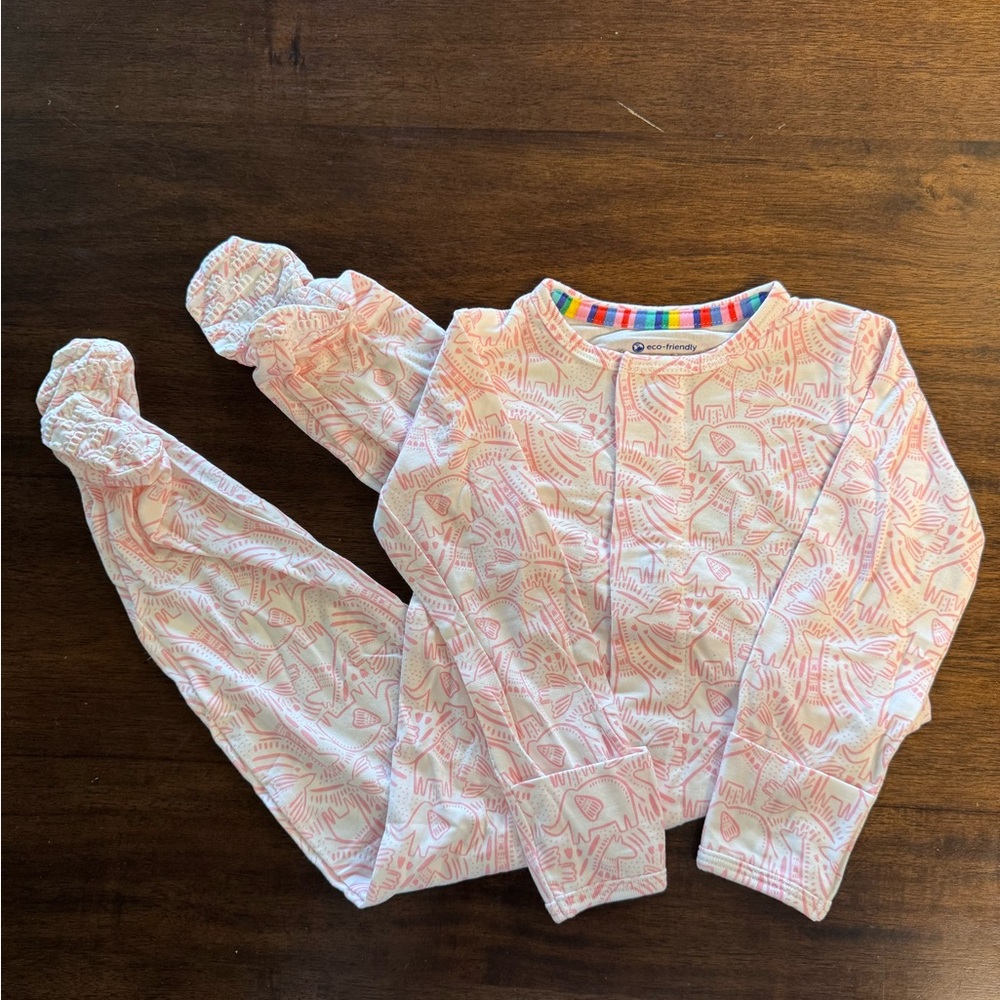 Magnetic Me Pink and Cream Pajama Set